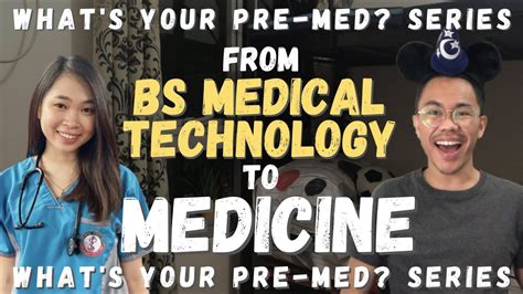 is medtech premed|MEDICAL TECHNOLOGY as a Pre.